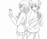 Anime Kissing Coloring Pages At GetColoringscom  Free Printable sketch template