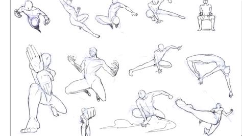 [Sketch Pose Time] 03 - Action or fighting pose - YouTube