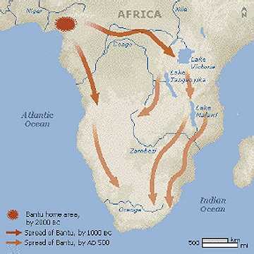 Bantu Migrations - Maps for WHAP