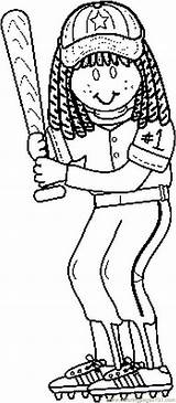 Free Printable Softball Coloring Pages  Coloring Home sketch template