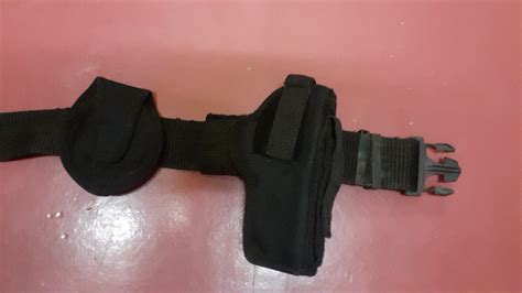 tactical belt with holster, Sports Equipment, Sports & Games, Combat ...