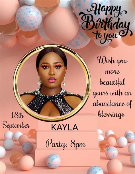 Birthday Template | PosterMyWall