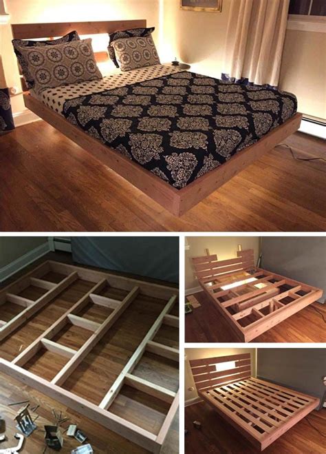 21 Awesome DIY Bed Frames You Can Totally Make | Diy bed frame easy ...