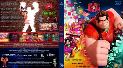 Wreck It Ralph - 3D - Movie Blu-Ray Custom Covers - Wreck it ralph bluray 3D cover :: DVD Covers