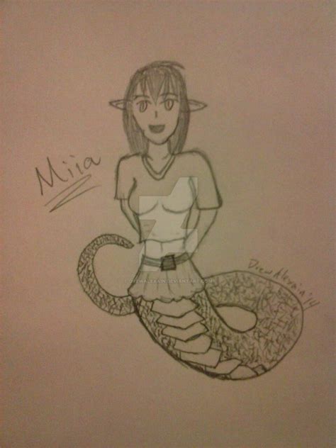 Miia (Monster Musume Fan Art) by DrewAlexain on DeviantArt