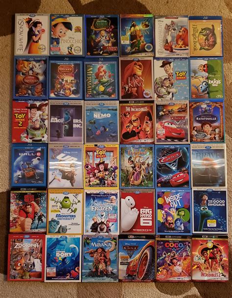 Disney Animation Blu-ray Collection : r/dvdcollection