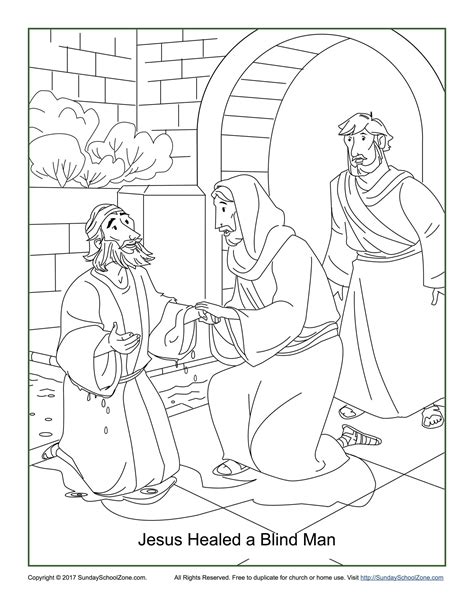 Jesus Heals The Paralyzed Man Colouring Pages at GetColorings.com ...