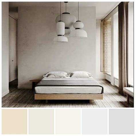 The essence of calm. A monotone colour scheme featuring grey and chroma reduced light brown plus ...