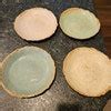 12pc Plates & Bowls Set,rustic Pottery Plates, Very Rustic, Set for 4 ...