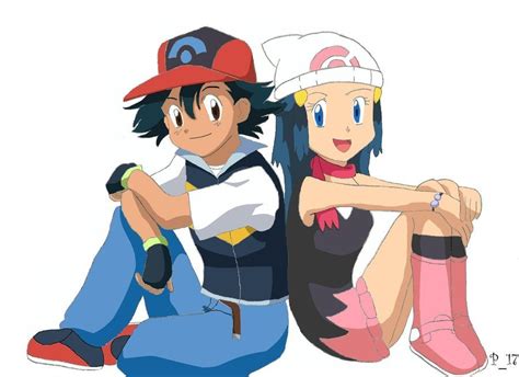 Ash and Dawn - Ash and Dawn Fan Art (20355135) - Fanpop