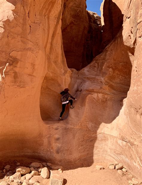 Spooky And Peek A Boo Slot Canyons Map