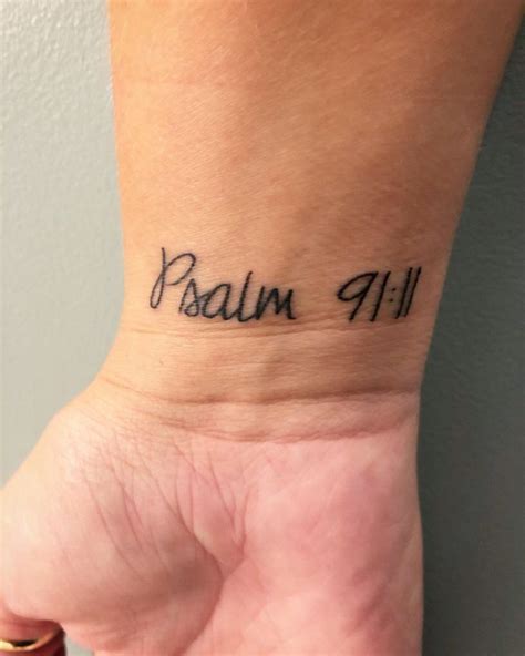 Bible Verse Wrist Tattoo | Verse tattoos, Tattoos, Wrist tattoo bible verse