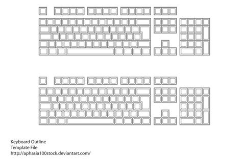 Keyboard Layout Source File by aphasia100stock on DeviantArt