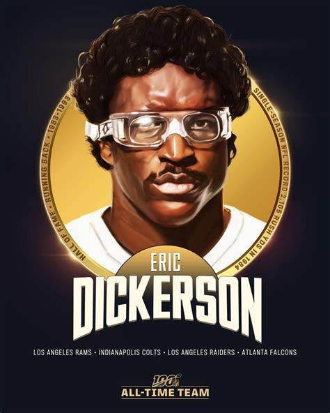 #NFL: Eric Dickerson is one of the 12 RBs selected to the #NFL100 All-Time Team! 13,2... #Big4 ...