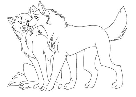 Wolf Couple by elskerdegdaniel on DeviantArt