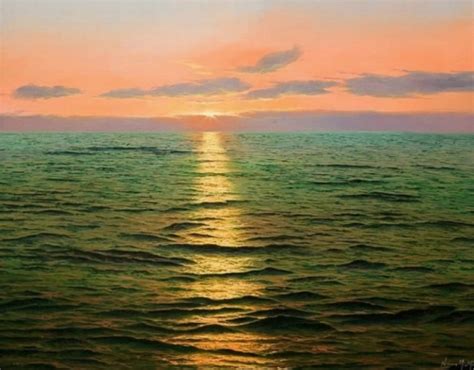 hyperrealistic seascapes paintings by Alfredo Navarro ~ easy arts and crafts ideas