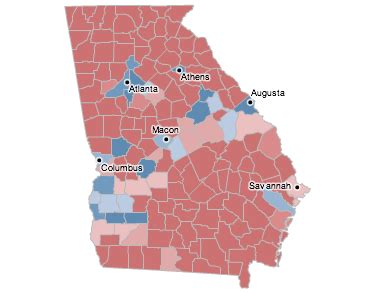 georgia election results 2022 by county