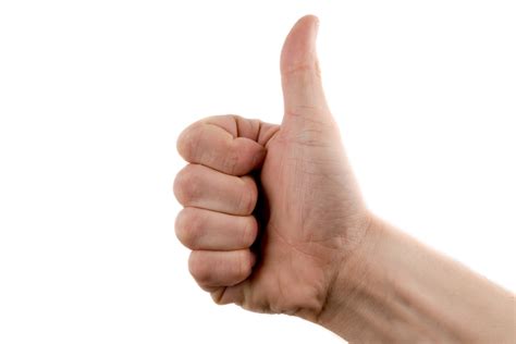 Hand With Thumb Up Free Stock Photo - Public Domain Pictures