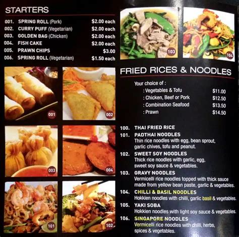 Express Thai Noodle Hut Menu, Menu for Express Thai Noodle Hut ...