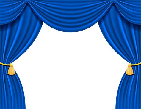 Blue Theater Curtains