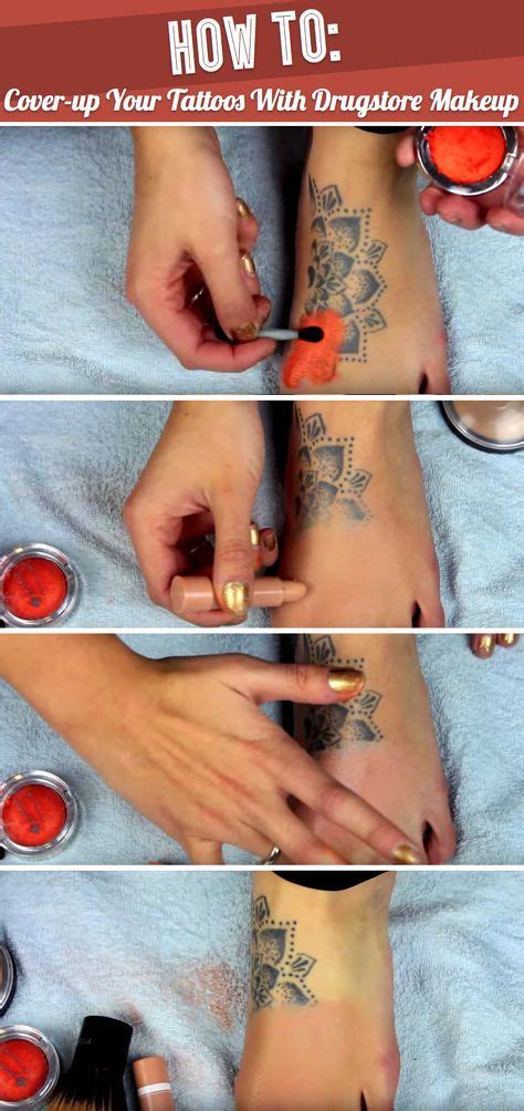 Here's A Technique To Magically Cover-up Your Tattoos With Drugstore ...