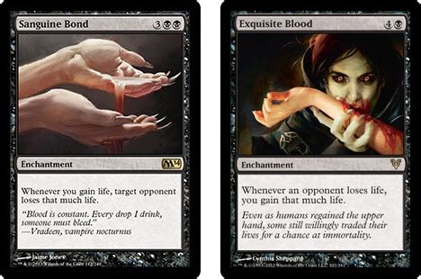 MTG Tutorials • So... Sanguine Bond and Exquisite Blood. If a...