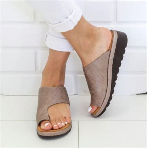 Women Bunion Shoes Orthopedic Bunion Sandals for Women - Bronze / 9 ...