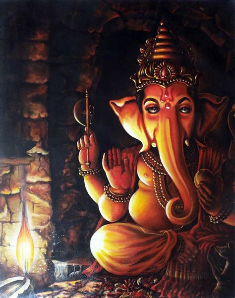 Pin by Anjani Singh on Ganesha 'ART' | Ganesha painting, Ganesha art, Lord ganesha paintings