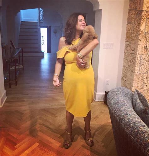 The View's Ana Navarro shows off her fit figure in yellow dress at home after her drastic weight ...