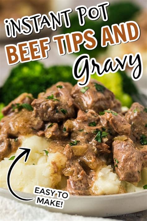 Instant pot beef tips - beef tips instant pot recipe with gravy