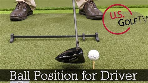 Proper Driver Ball Position for Amateur Golfers - YouTube