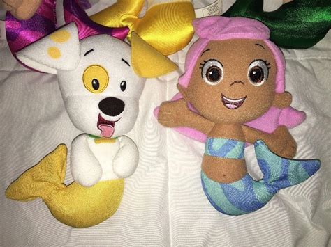 Bubble Guppies Plush Doll Set Oona NONNY BUBBLE PUPPY Lot 9" + | #1833530393