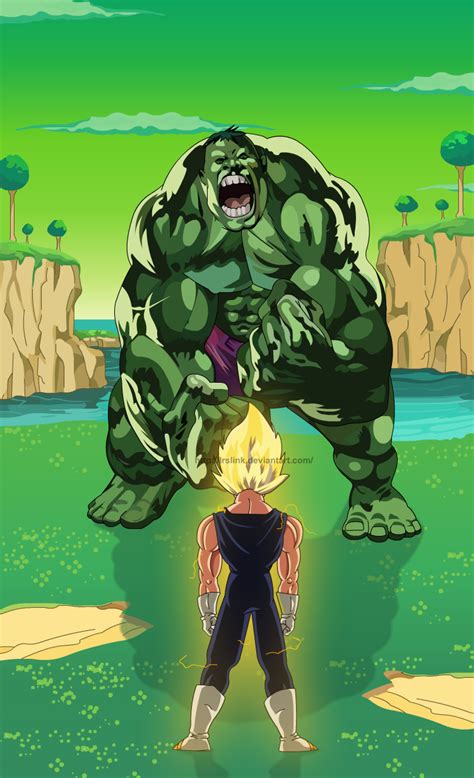 Vegeta x Hulk by lrslink on DeviantArt