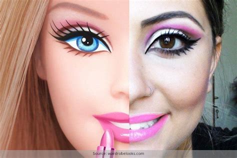 the contouring of the eye | Barbie makeup, Barbie hairstyle, Barbie costume