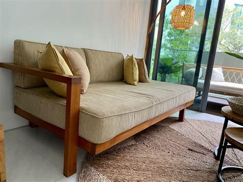 ScanTeak Sofa (3Seater), Furniture & Home Living, Furniture, Sofas on Carousell