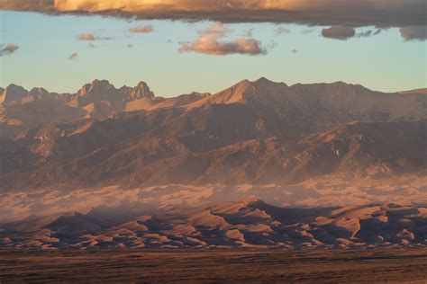 Sunset over the Great Sand Dunes : r/Colorado