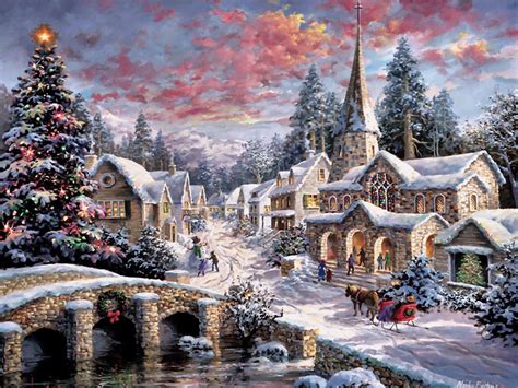 🔥 Free Download Village Christmas by @scottmathis | WallpaperSafari