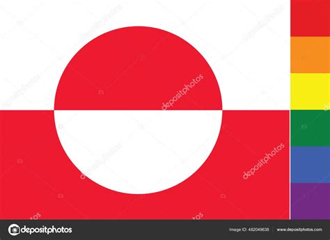 Illustrated Flag Country Greenland Stock Vector by ©PaulStringer 482049638