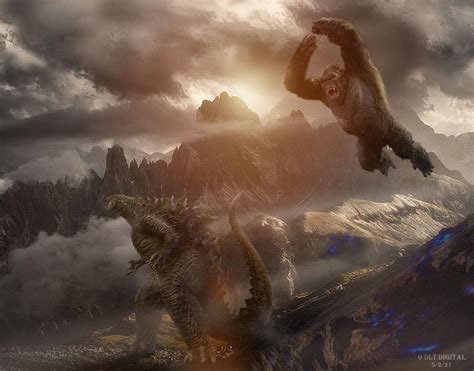 Godzilla and Kong Hollow Earth by DLT2020 : r/Monsterverse