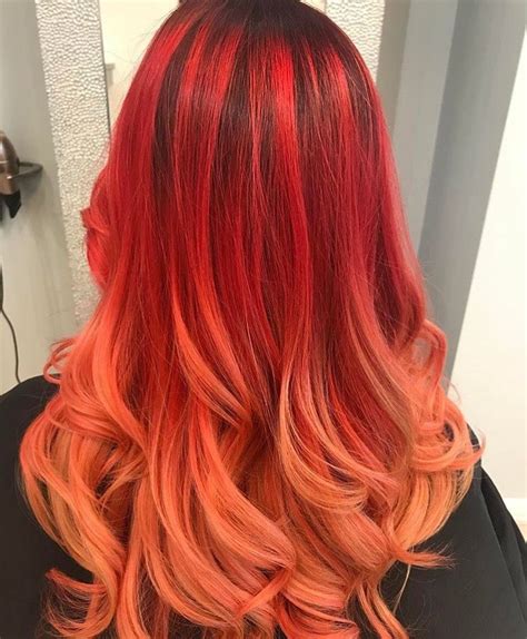 red orange hair colour - Barton Melvin