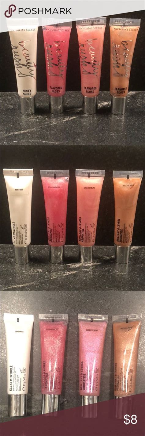 Victoria’s Secret lip gloss set | Lip gloss set, Strawberry fizz, Victoria secret makeup