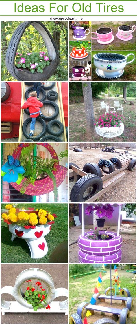 DIY Crafting Ideas For Old Tires | Upcycle Art