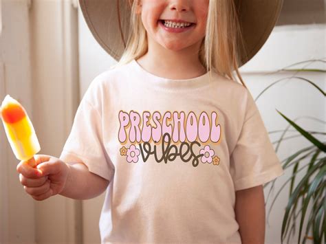 Retro Preschool Vibes First Day of Preschool Shirt – Squishy Cheeks