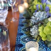 Tropical Green and Purple Flower Arrangement - Elizabeth Anne Designs: The Wedding Blog