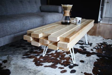 DIY Wooden Coffee Table - A Beautiful Mess