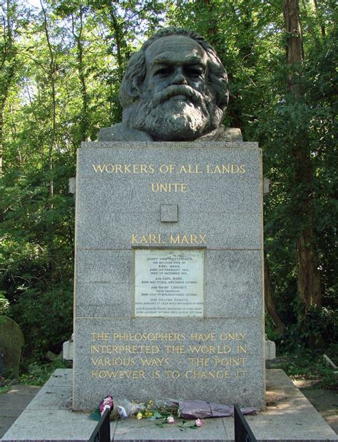 Highgate Cemetery in London, UK - Karl Marx grave ***___*** | Highgate ...