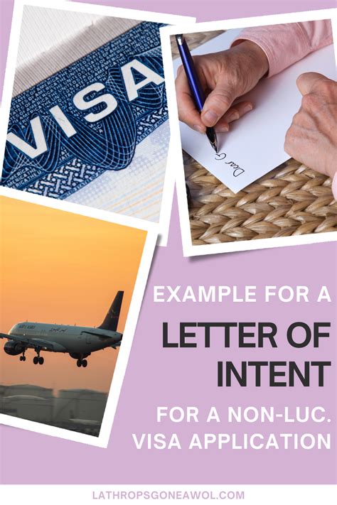 Letter of intent example from our non lucrative visa application – Artofit