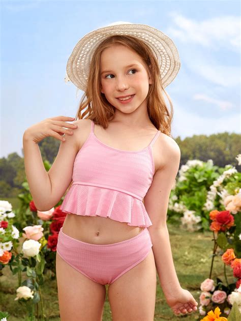 Girls Ruffle Trim Bikini Swimsuit in 2022 | Girls outfits tween, Cute little girls outfits, Cute ...