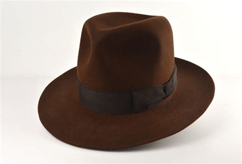 Fedora the RAIDER Brown Wide Brim Hat Men Fedora Hat for - Etsy UK