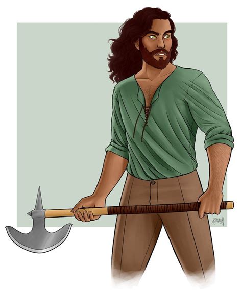 Perrin Aybara (commission) by karaburrito on DeviantArt | Wheel of time books, Character ...